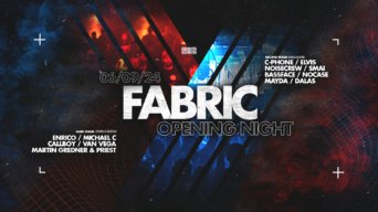 FABRIC OPENING NIGHT flyer