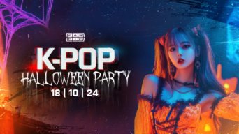 K-POP HALLOWEEN PARTY flyer