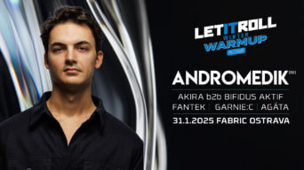 LET IT ROLL WARM UP w/ ANDROMEDIK flyer